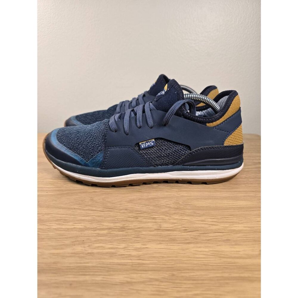 Lems Mesa Men Size 10.5 Trail Outdoor Sneaker Shoes Mesh Coastal Blue Minimalist